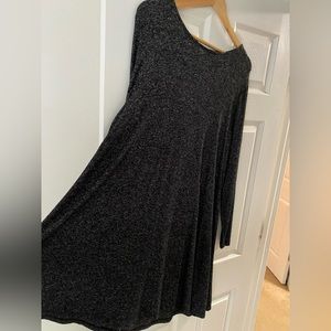 Old Navy Heather Gray Swing Dress